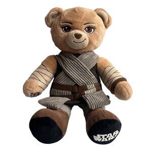 Build-A-Bear Star Wars Rey Plush 2017 Collectible Bear With Jedi Outfit